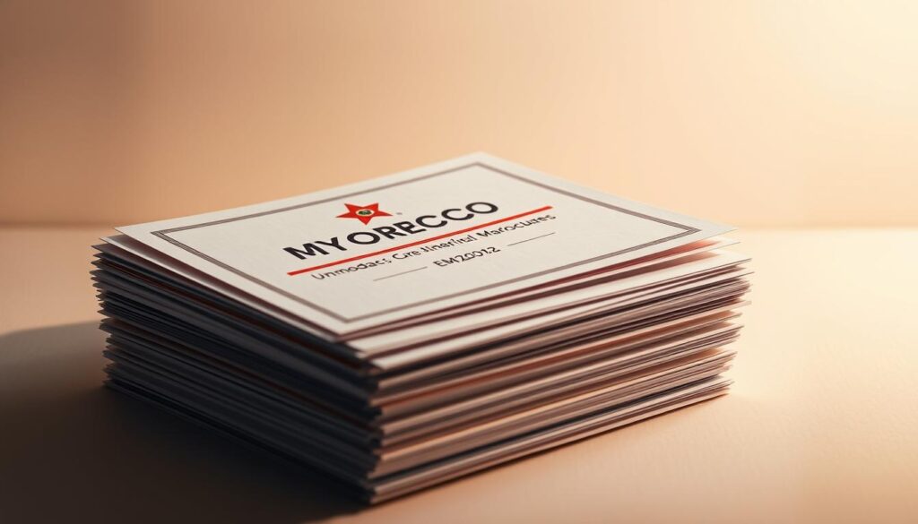A stylish and authoritative document from the MyVisitMorocco embassy, shot with a professional camera against a minimalist backdrop. The focal point is a stack of official forms, neatly organized, conveying a sense of bureaucratic efficiency. Warm lighting illuminates the scene, casting subtle shadows that add depth and dimension. The overall impression is one of precision, attention to detail, and the reliable procedures required for a smooth diplomatic process. A stylish and authoritative document from the MyVisitMorocco embassy, shot with a professional camera against a minimalist backdrop. The focal point is a stack of official forms, neatly organized, conveying a sense of bureaucratic efficiency. Warm lighting illuminates the scene, casting subtle shadows that add depth and dimension. The overall impression is one of precision, attention to detail, and the reliable procedures required for a smooth diplomatic process.