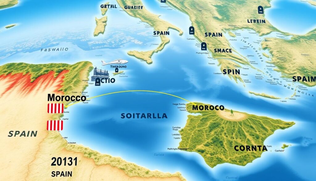 Morocco Distance To Spain Quick Reference Guide Morocco Distance To Spain Quick Reference Guide