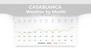 casablanca weather by month