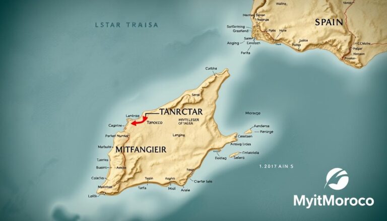 how far spain to morocco