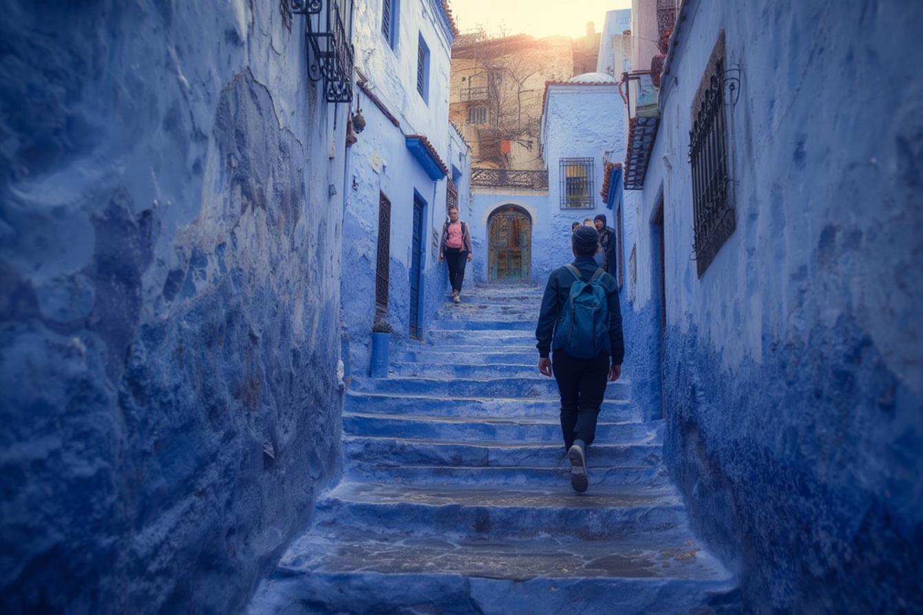 Moroccan culture Chefchaouen blue city traditional Morocco