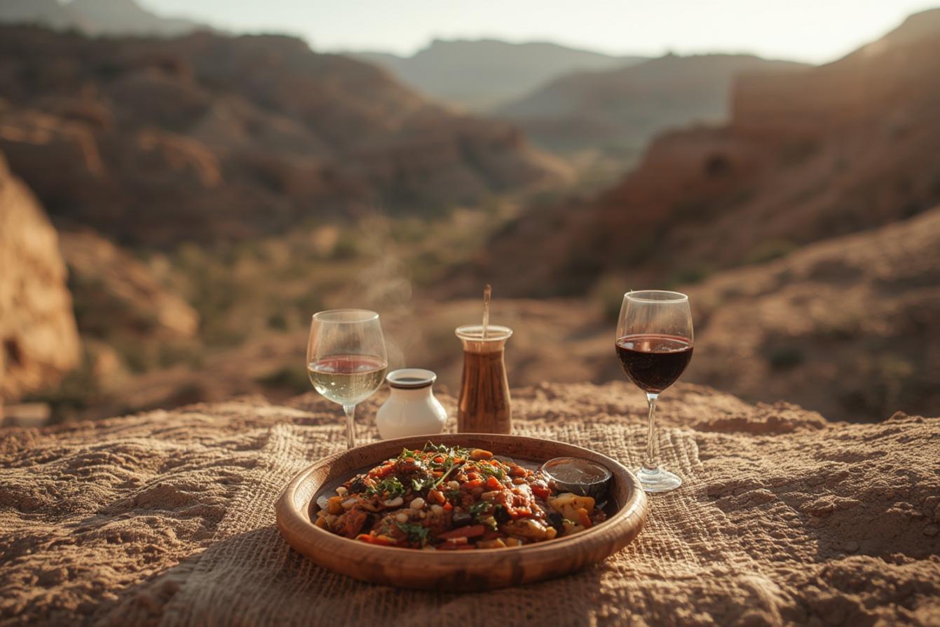 Moroccan food Dades Valley traditional Morocco