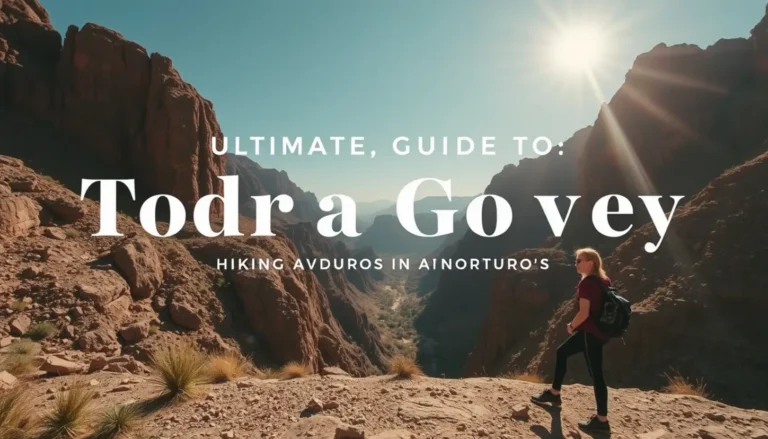 Todra Gorge hiking