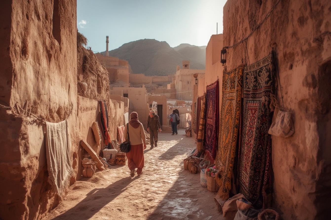handicrafts Dades Valley traditional Morocco