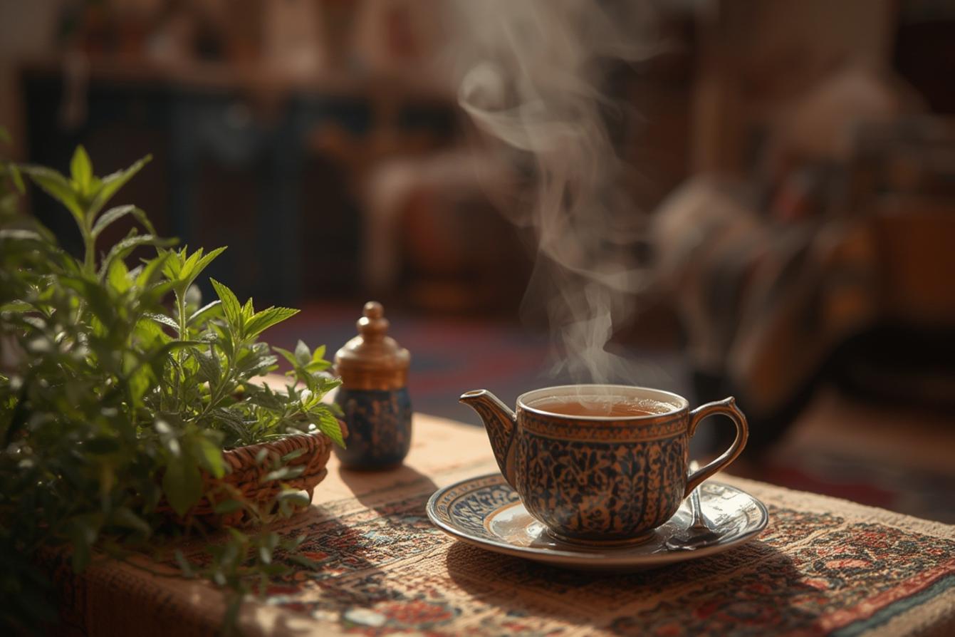 mint tea Merzouga Morocco culture