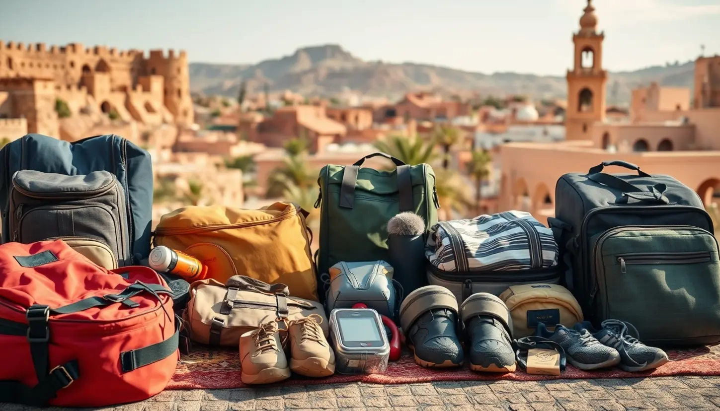 morocco itinerary template travel preparation