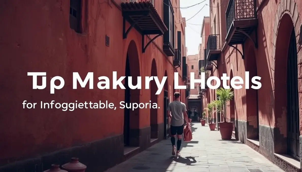 Marrakech luxury hotels