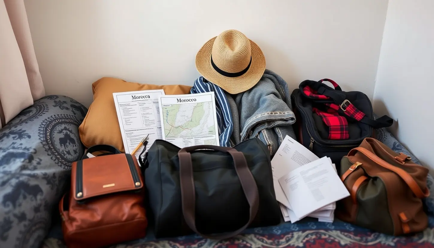 Morocco packing essentials travel preparation
