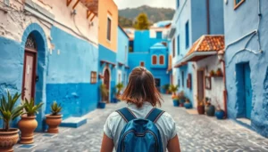 Chefchaouen blue alleys