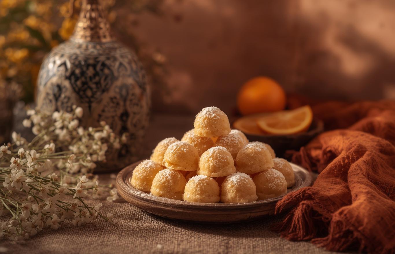 Moroccan orange blossom sweets