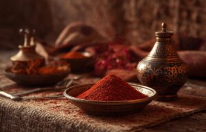 Moroccan saffron cuisine