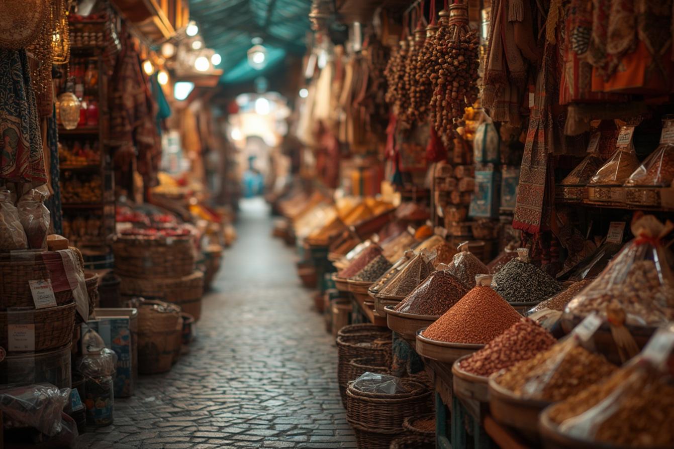 Moroccan spice markets Morocco culture