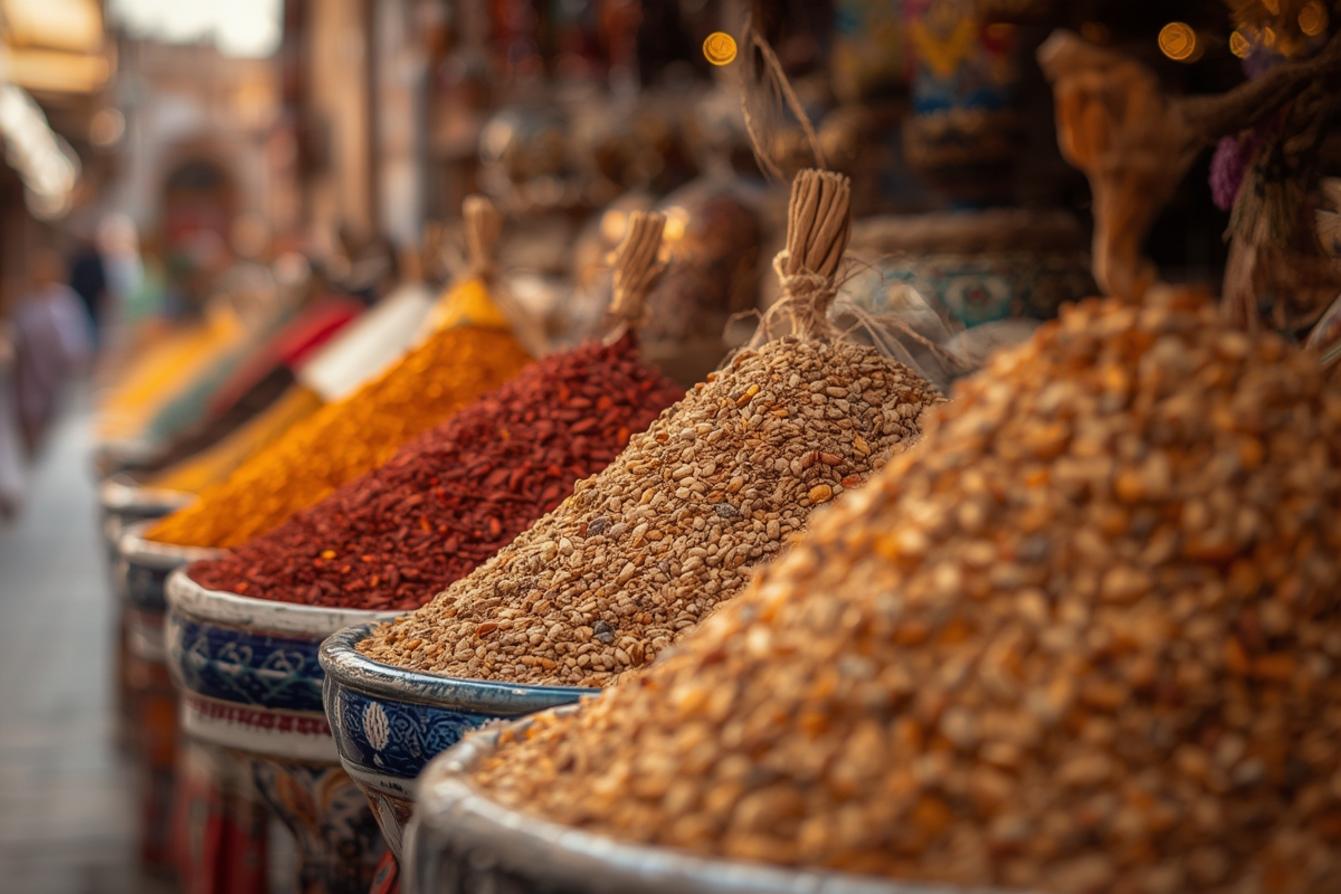 Moroccan spice markets Moroccan food experience