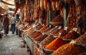 Moroccan spice markets