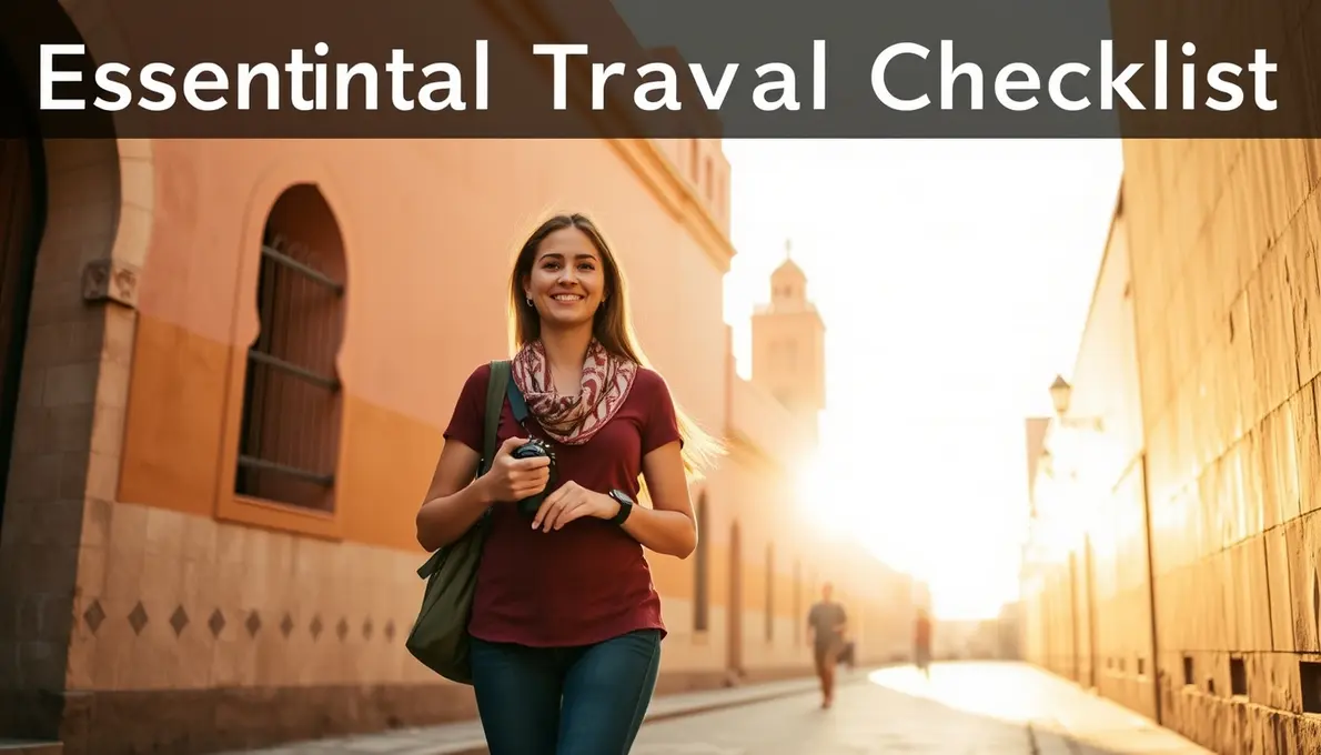 Morocco travel checklist