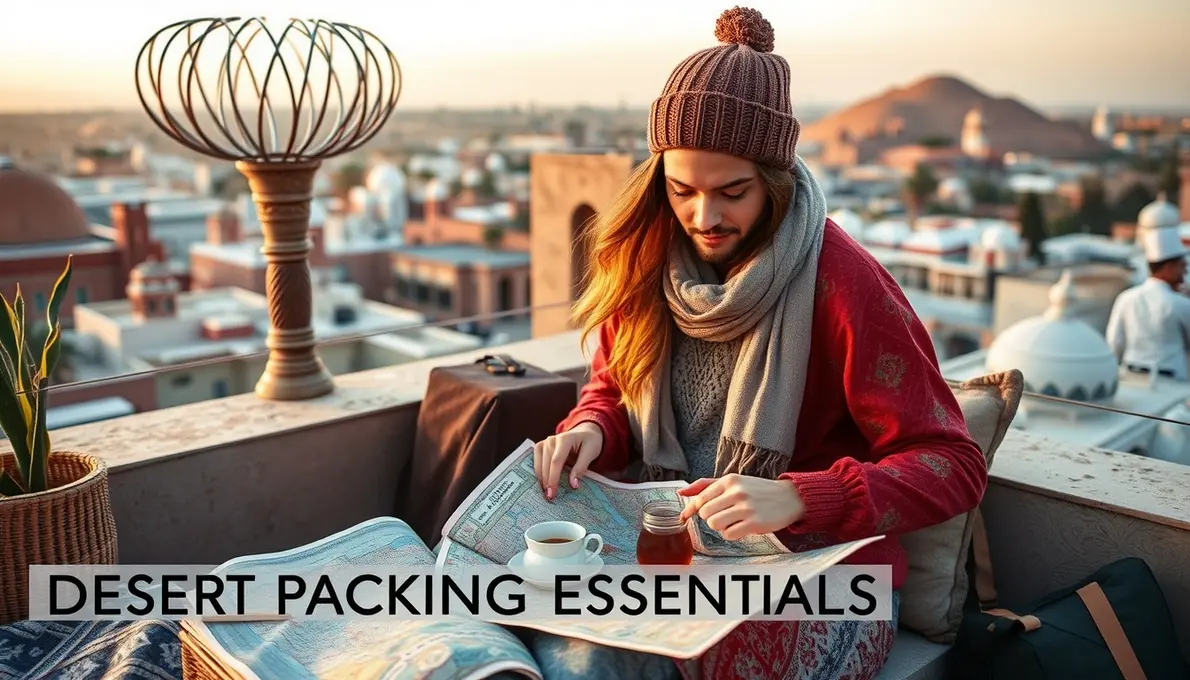 Desert packing essentials