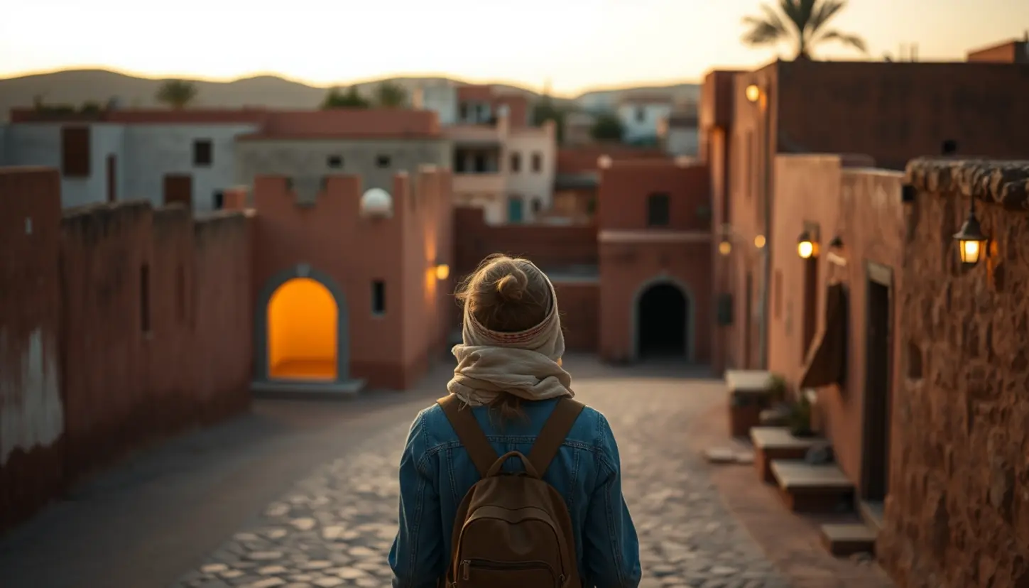 Zagora desert oasis Morocco landscape