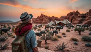 Zagora desert oasis