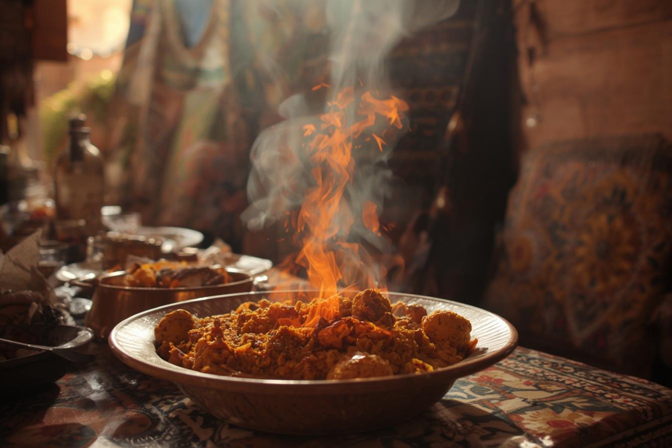 saffron-infused Moroccan dishes traditional Morocco