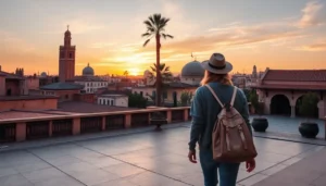 Marrakech sunset views