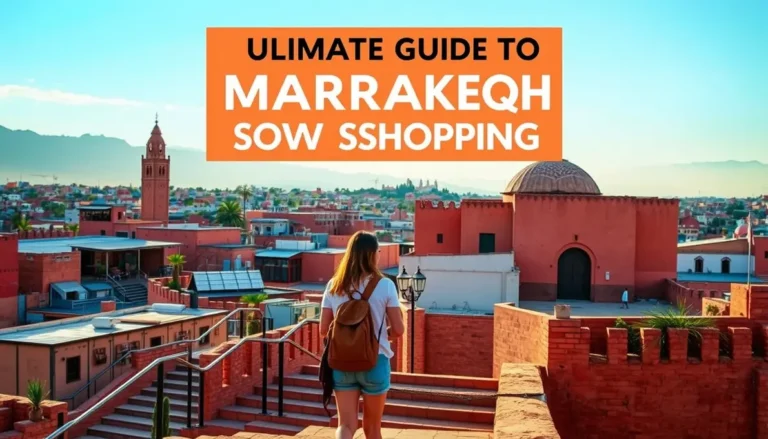 Marrakech souk shopping