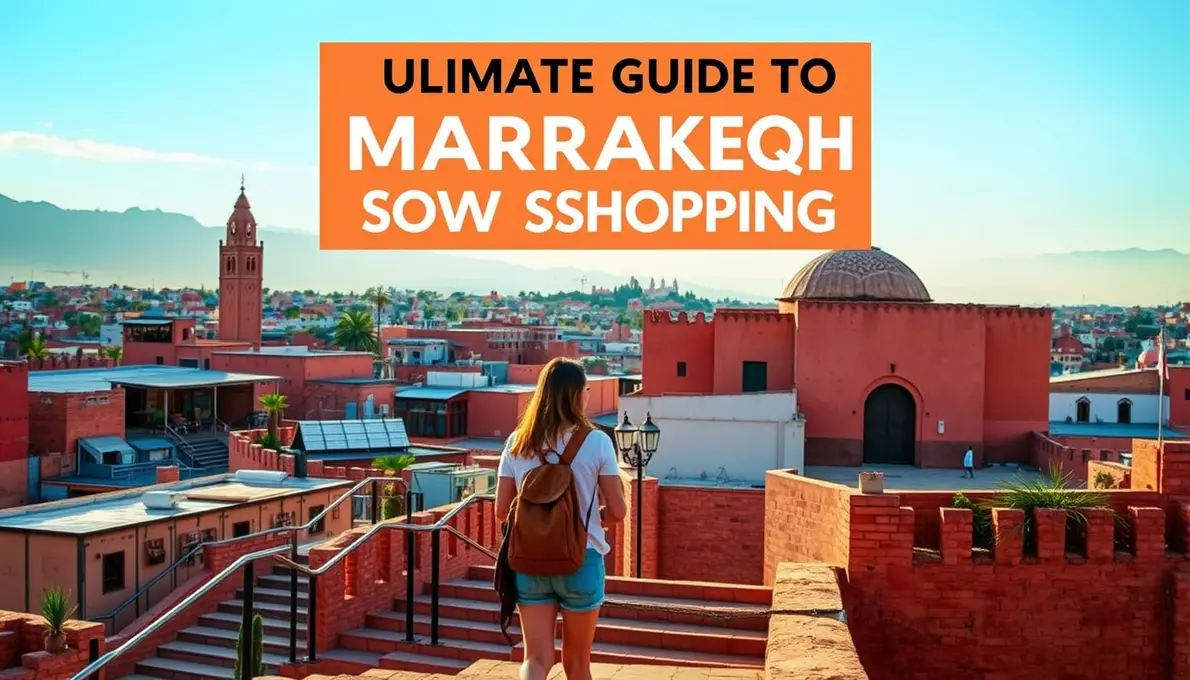 Marrakech souk shopping
