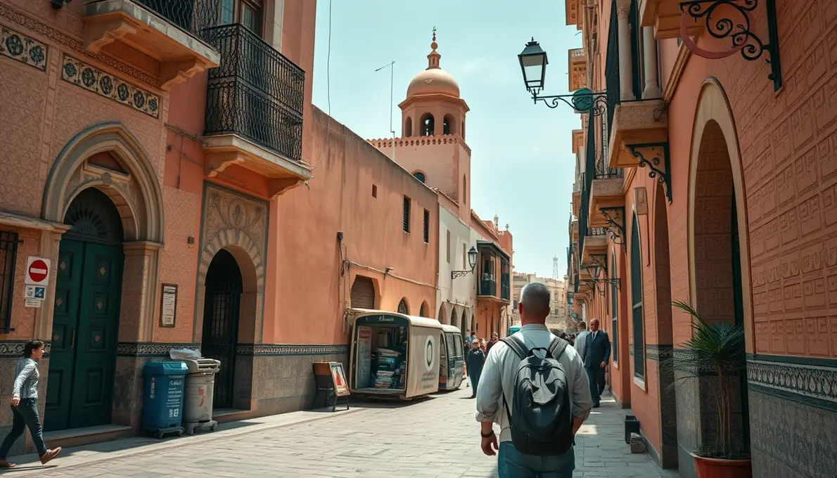 Fes historical landmarks Morocco city view