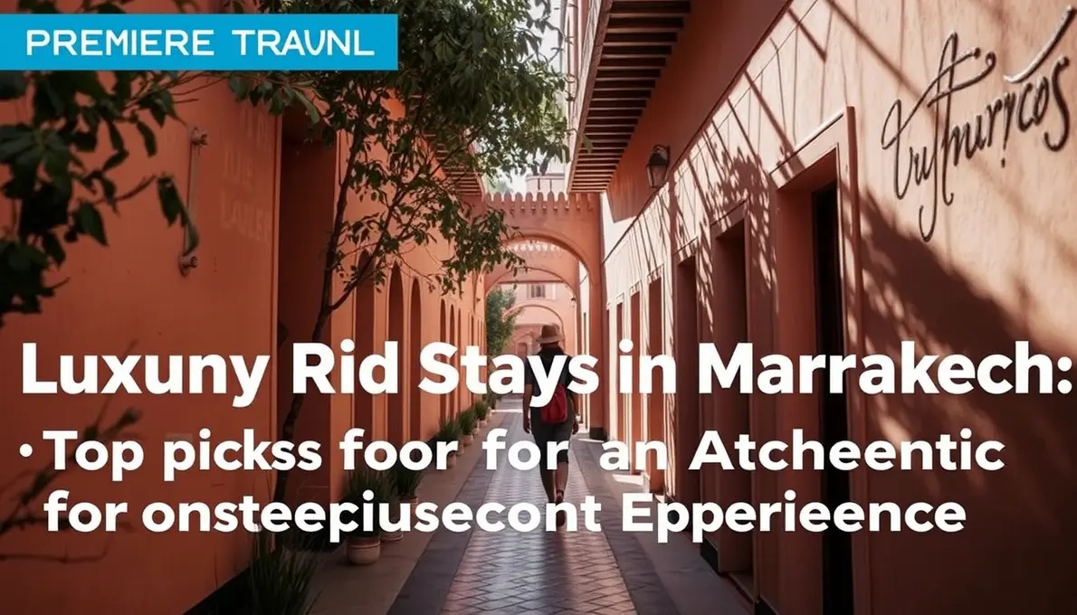 Riad stays Marrakech