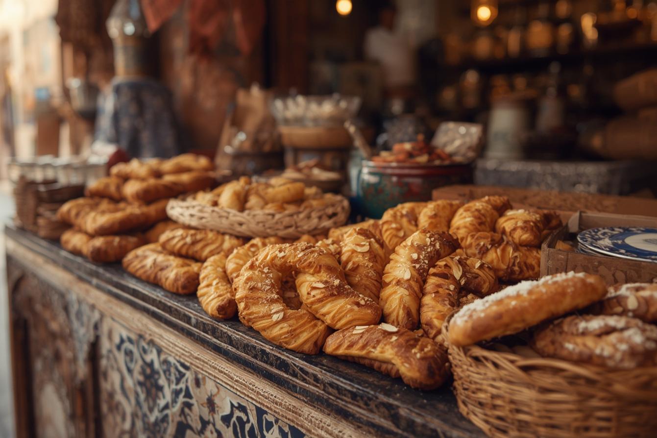 Moroccan almond pastries Morocco culture