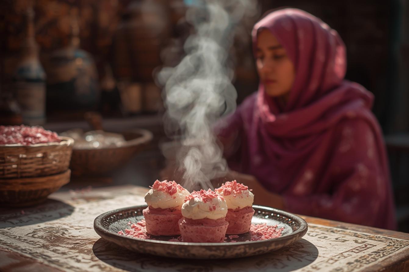 Moroccan rosewater desserts traditional Morocco
