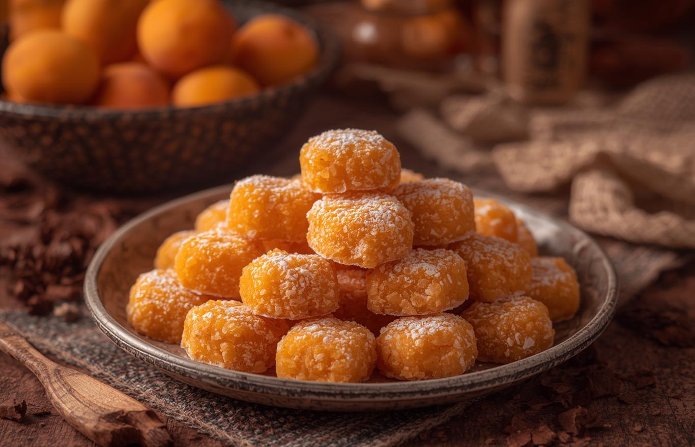 Moroccan apricot sweets