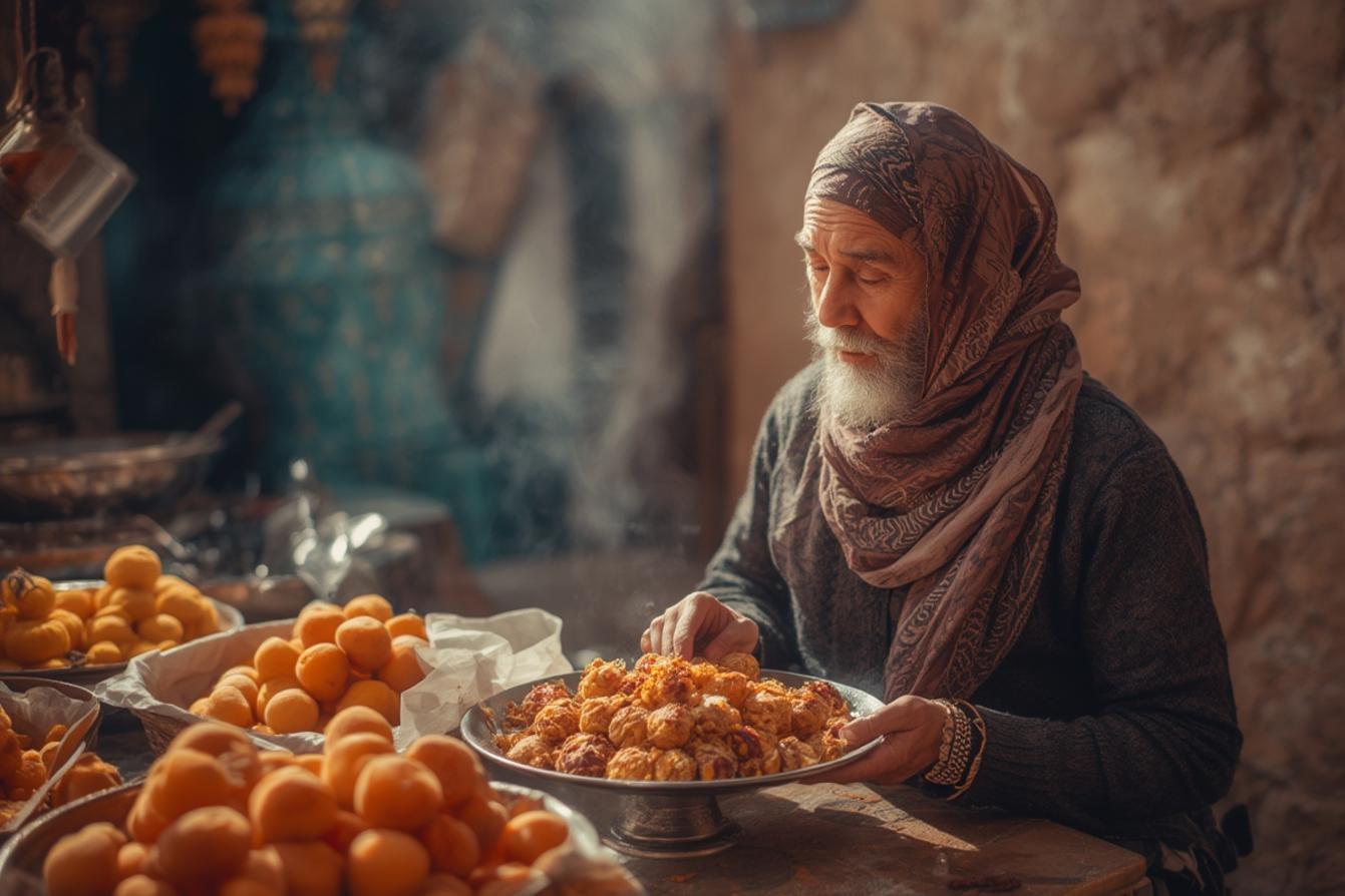 Moroccan apricot sweets traditional Morocco