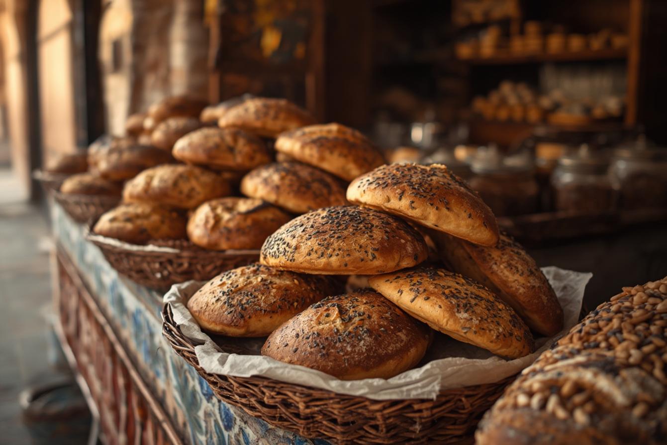 Moroccan olive bread Morocco culture