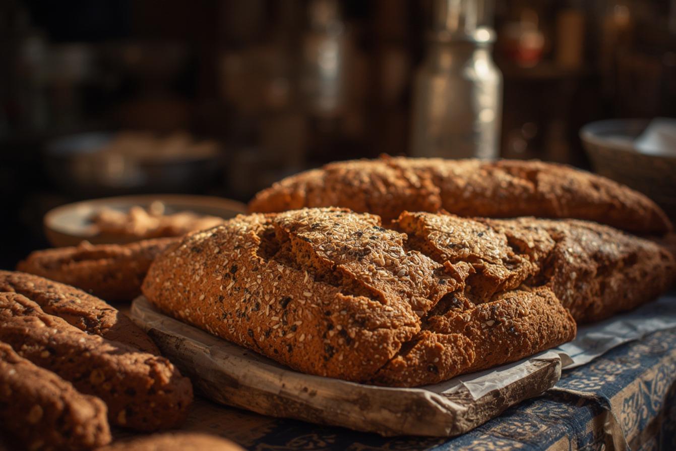 Moroccan olive bread traditional Morocco
