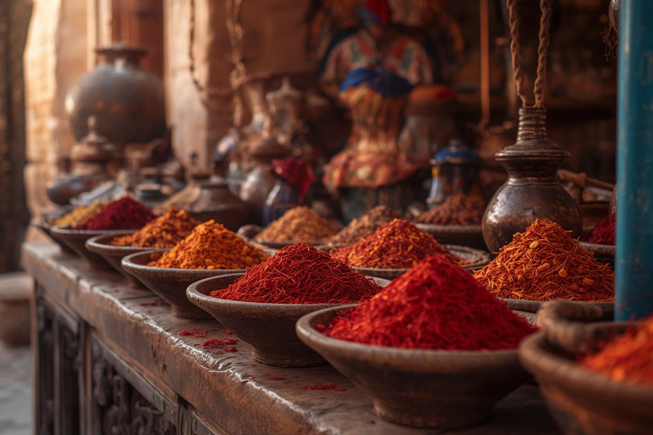 Moroccan saffron recipes Morocco culture