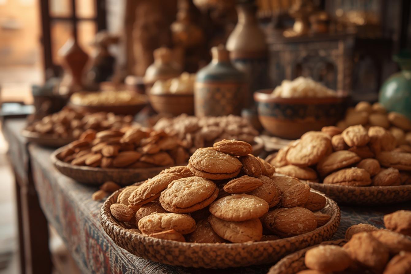 Moroccan almond cookies Morocco culture