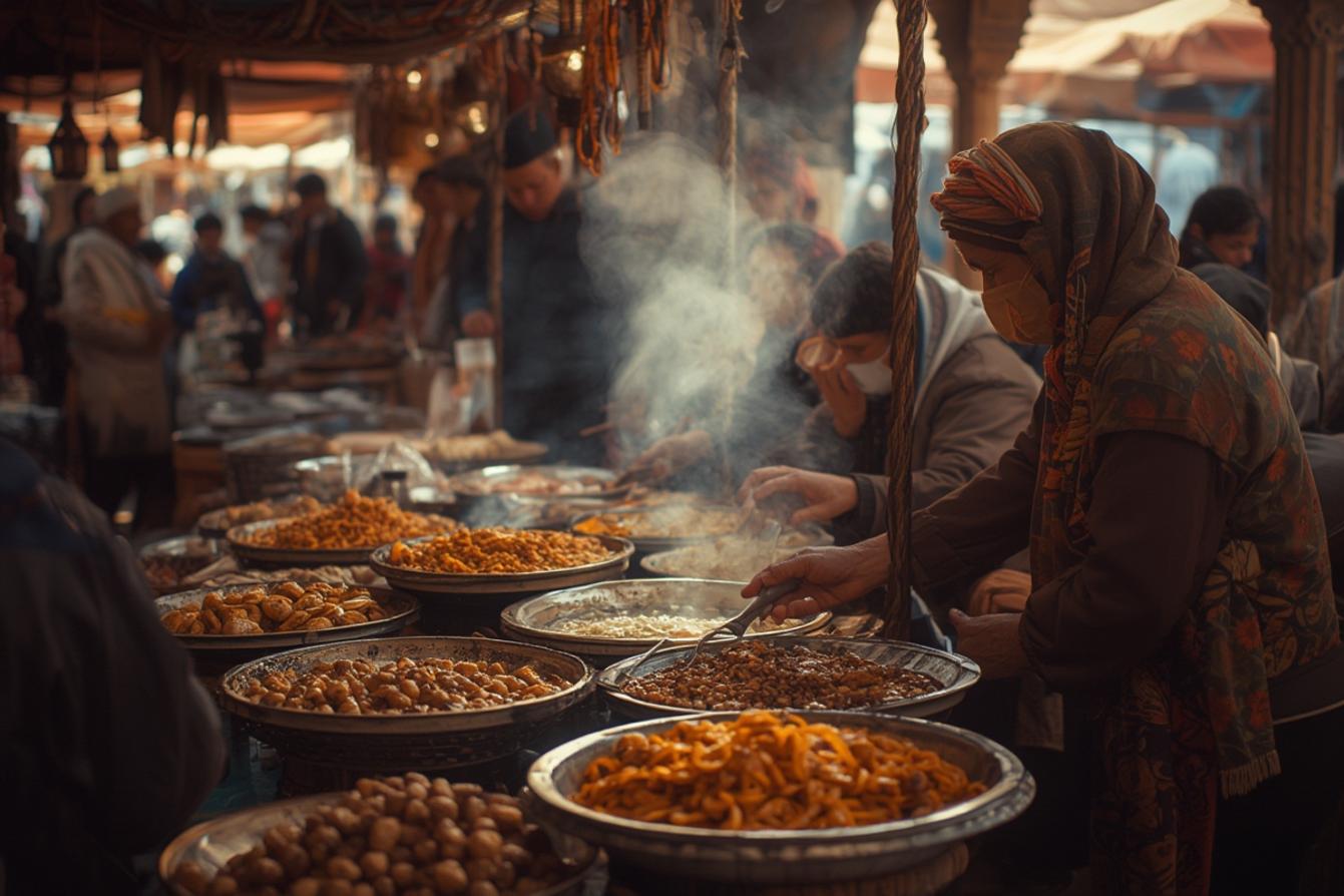 Moroccan festival foods traditional Morocco